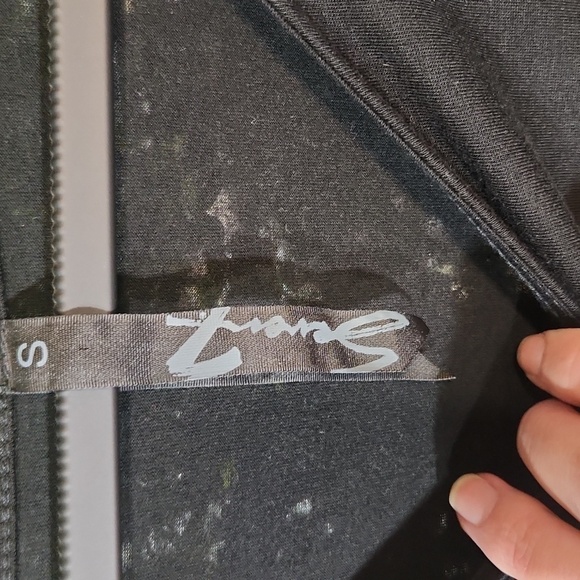 Black Light Weight Long Sleeves Drop Tail & See-through sleeves Small - Picture 6 of 12